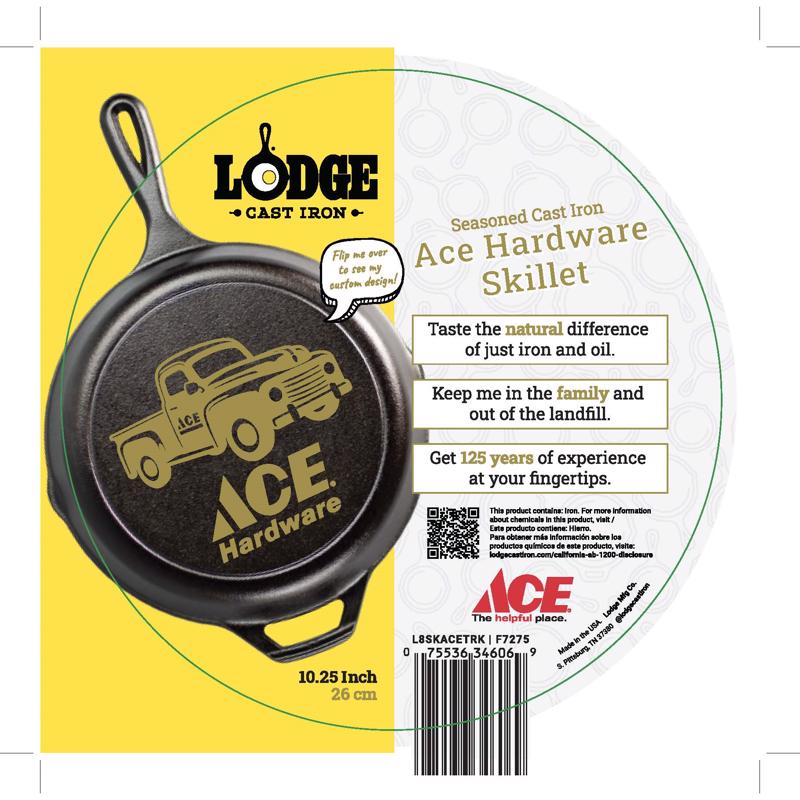 Lodge Cast Iron Skillet 10 in. Black