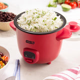 Dash Red 2 cups Programmable Rice Cooker