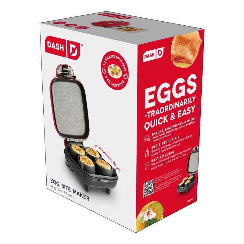 EGG BITE MAKER PLST RD