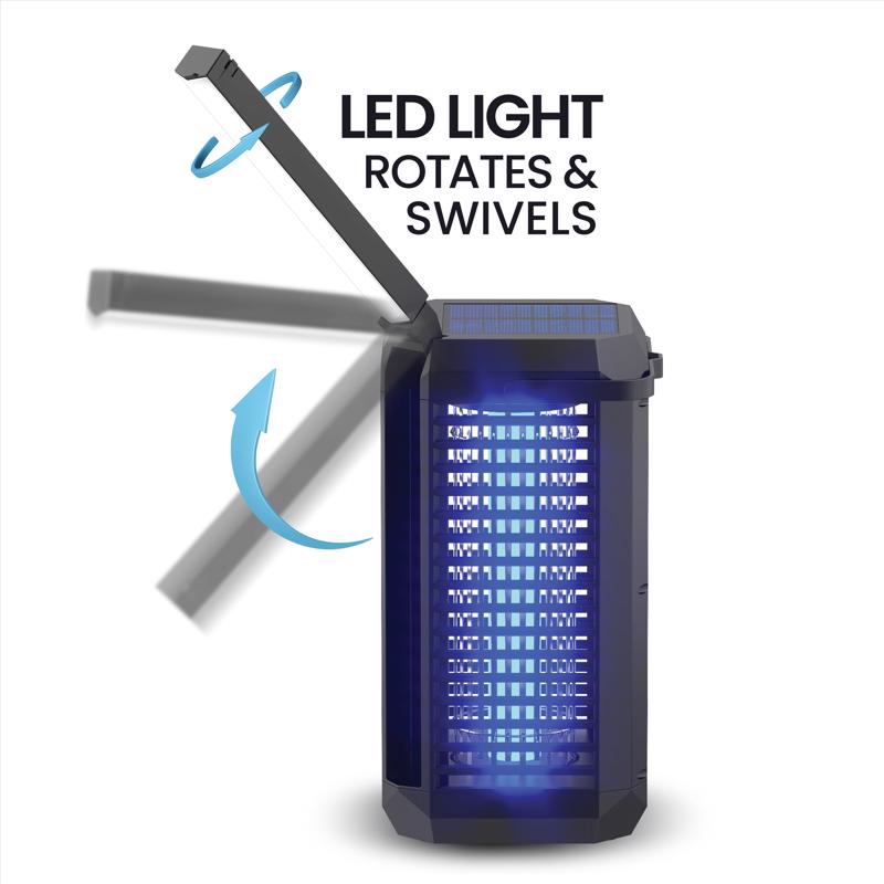 Bell & Howell Rogue Indoor and Outdoor Mosquito Zapper and Lantern 1500 ft 2 W