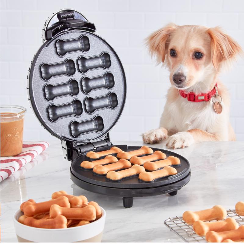 Dash Express White Plastic Nonstick Surface Dog Treat Maker