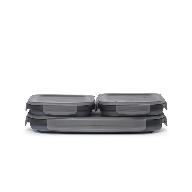 Drip EZ New Secondz Charcoal Food Storage Container Set 3 pk