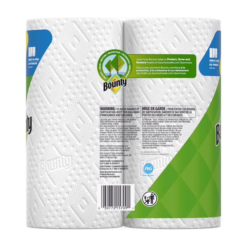 Bounty Paper Towels 82 sheet 2 ply 1 pk