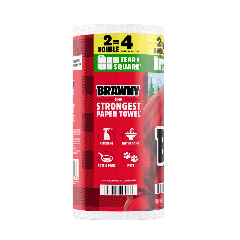 Brawny Tear-A-Square Paper Towels 76 sheet 3 ply 1 pk