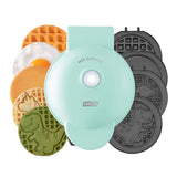 Dash 1 waffle Aqua Plastic Waffle Maker