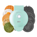 Dash 1 waffle Aqua Plastic Waffle Maker