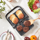 Dash Multimaker 11 in. L X 9 in. W Aluminum Nonstick Surface Black Griddles