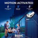 Bell & Howell Bionic Motion-Sensing Solar Powered LED White Security Light