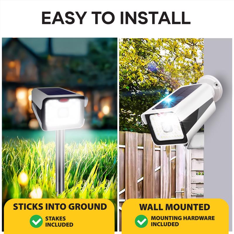 Bell & Howell Bionic Motion-Sensing Solar Powered LED White Security Light