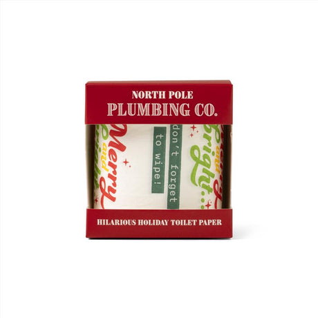 North Pole Plumbing Company Toilet Paper 1 Rolls 250 sheet