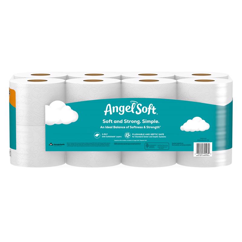 Angel Soft Toilet Paper 16 Rolls 320 sheet