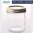 Superb Arglass Wide Mouth Canning Jar 16 oz 12 pk