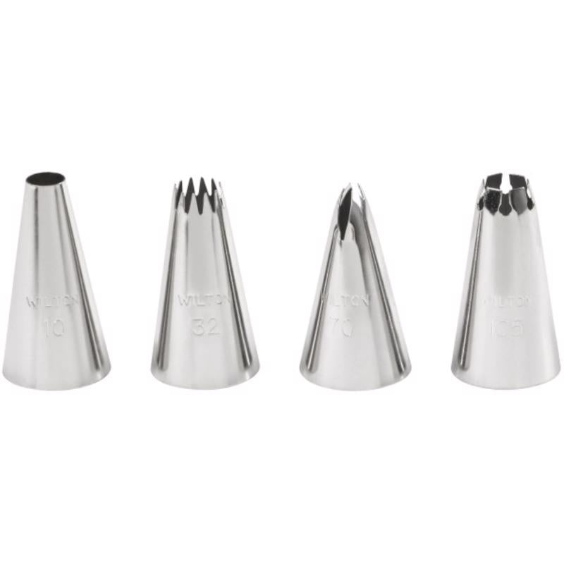 Wilton Stainless Steel Piping Tips 4 pc