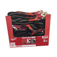 Milwaukee Cut Level 1 Unisex Indoor/Outdoor Gloves Black/Red L 3 pair