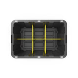 Organize-it 27gal Divider Yellow Organizer Bin 15 in. H X 8 in. W X 2 in. D