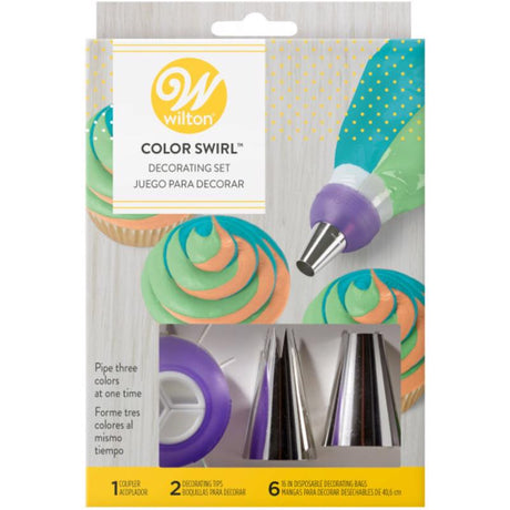 Wilton Color Swirl Coupler Decorating Set Assorted