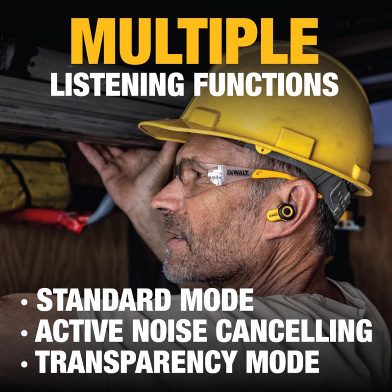 DeWalt Wireless Bluetooth Earbuds w/Charging Case