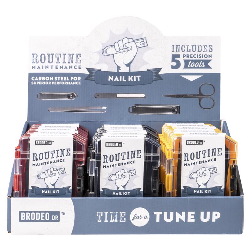 Brodeo Drive Black Routine Maintenance Nail Kit 1 pk