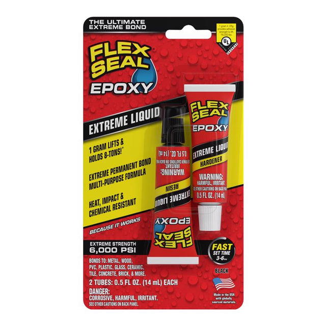 Flex Seal Family of Products Extra Strength Black Epoxy 15 ml