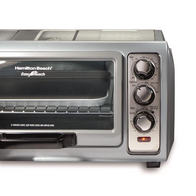 Hamilton Beach Metal Silver Toaster Oven 10.81 in. H X 20.13 in. W X 16.69 in. D
