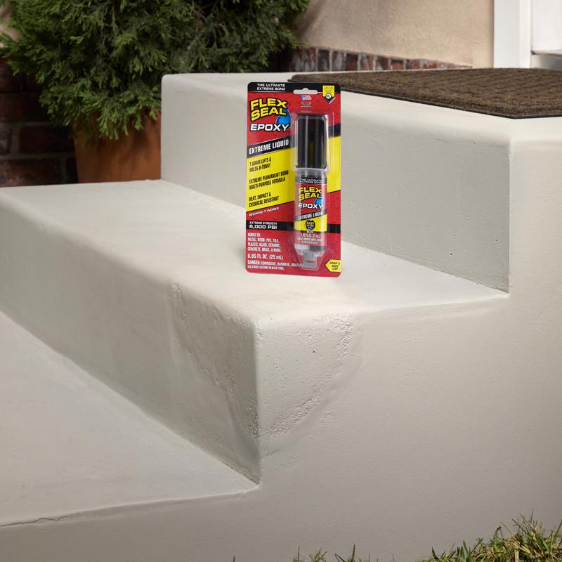 Flex Seal Family of Products Flex Seal Epoxy Extra Strength Epoxy Black Epoxy Syringe 25 ml