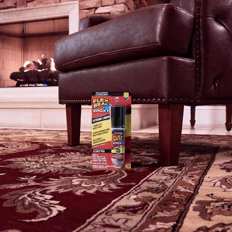 Flex Seal Family of Products Flex Seal Epoxy Extra Strength Epoxy Black Epoxy Syringe 25 ml