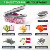 Chopzilla Gray Plastic/Stainless Steel Food Chopper
