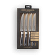 Messermeister Avanta Damascus n/a in. L Steel Steak Cultery Set 4 pc