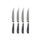 Messermeister Avanta Damascus n/a in. L Steel Steak Cultery Set 4 pc
