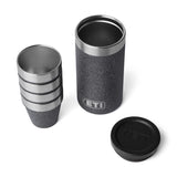 YETI 1.7 oz Black Stone Stainless Steel Packable Shot Glass Set