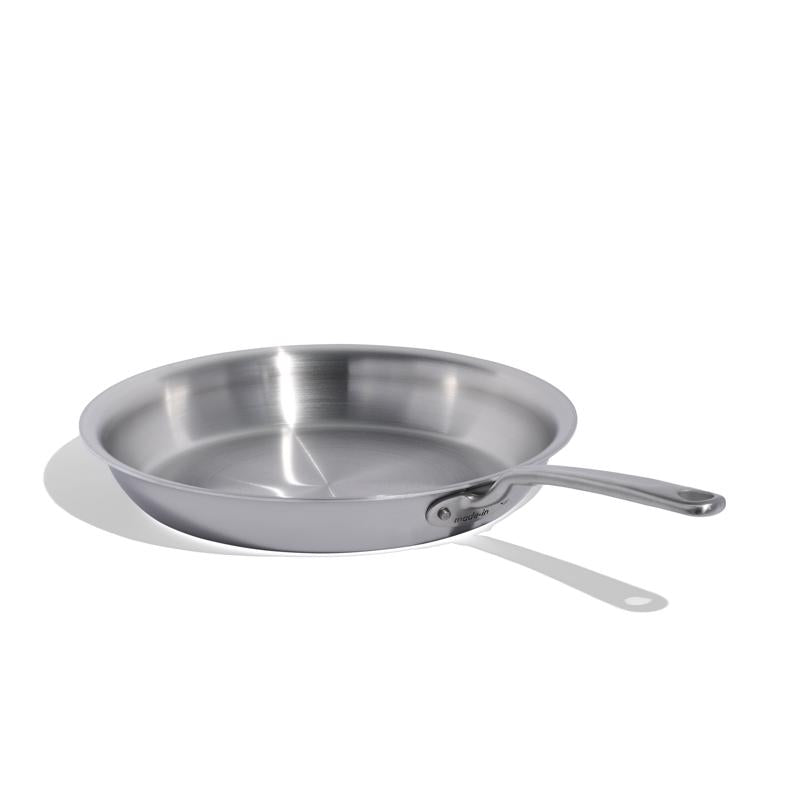 Made In Cookware Stainless Steel Fry Pan 12 in. Silver