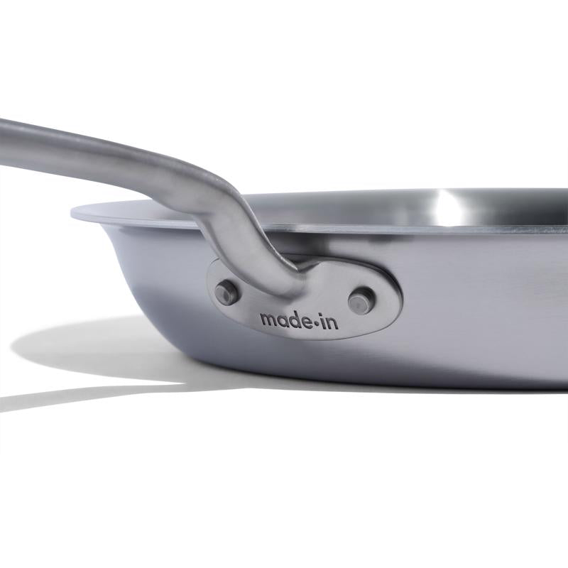 Made In Cookware Stainless Steel Fry Pan 12 in. Silver