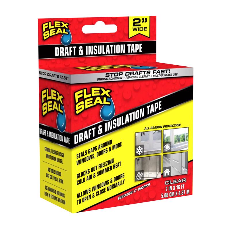 Flex Seal Family of Products 2 in. W X 16 ft. L Clear Sealing Tape