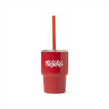 Santa's Lil Sippers Drinking Glass 1 pk