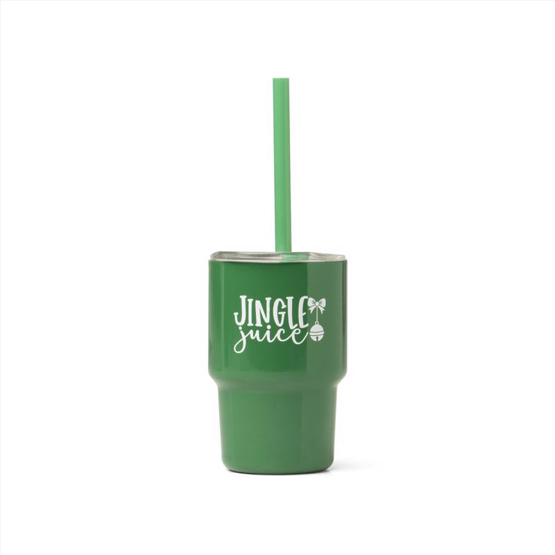 Santa's Lil Sippers Drinking Glass 1 pk