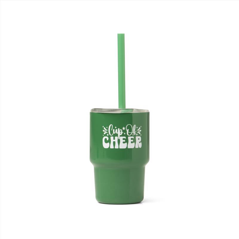 Santa's Lil Sippers Drinking Glass 1 pk