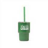 Santa's Lil Sippers Drinking Glass 1 pk