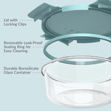Bentgo Aqua Food Storage Container Set 7 pk