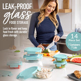 Bentgo Aqua Food Storage Container Set 7 pk