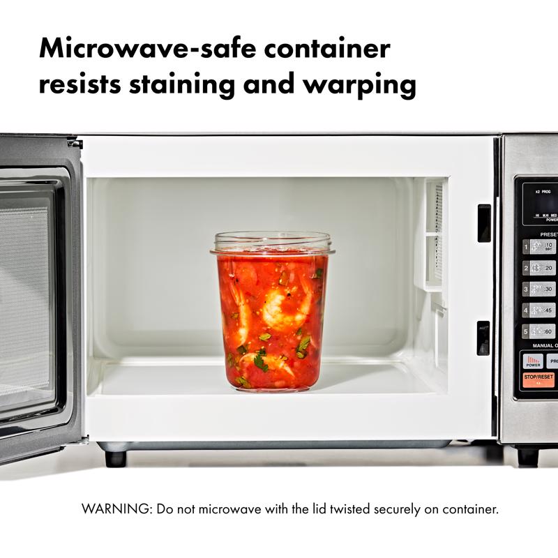 OXO Good Grips 32 oz Blue/Clear Food Storage Container Set 1 pk