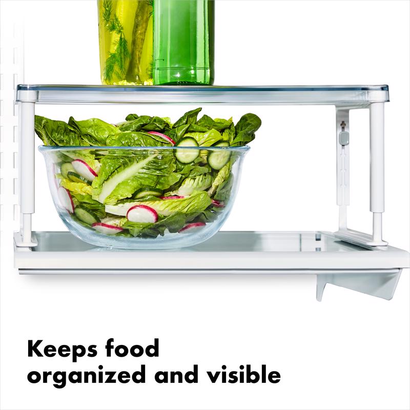 OXO Good Grips Plastic Refrigerator Shelf Riser