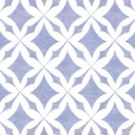 Con-Tact Vintage Trellis 9 ft. L X 18 in. W Blue Shelf Liner