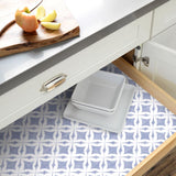 Con-Tact Vintage Trellis 9 ft. L X 18 in. W Blue Shelf Liner