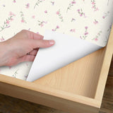 Con-Tact 9 ft. L X 18 in. W Sweet Pea Shelf Liner