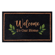First Concept Home 18 in. W X 30 in. L Multi-Color Coir Door Mat