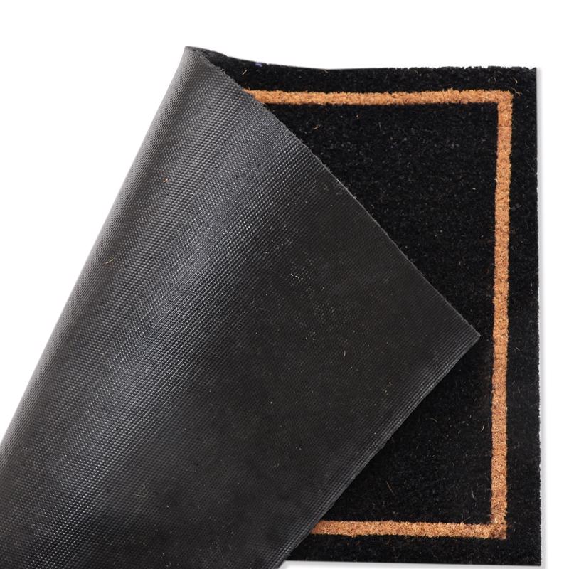 First Concept Home 18 in. W X 30 in. L Multi-Color Coir Door Mat