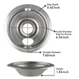 Range Kleen Steel Drip Bowls 6 in. W