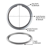 Range Kleen Steel Drip Pans and Trim Rings
