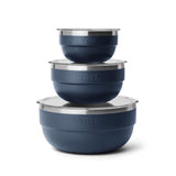 YETI Rambler 3 pc Stainless Steel Navy Standard Bowl Set 3 pc
