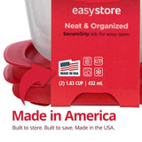 Rubbermaid 3.57 cups Food Storage Container Set 2 pk